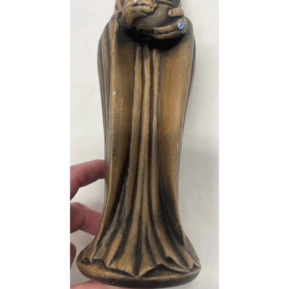 Mid Century Three Kings Wise Men Ceramic Figurines Christmas Nativity 1977